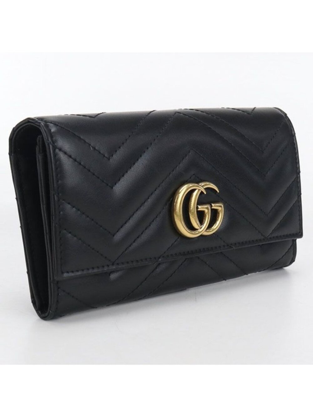 Gucci Continental Wallet Double Bifold Leather